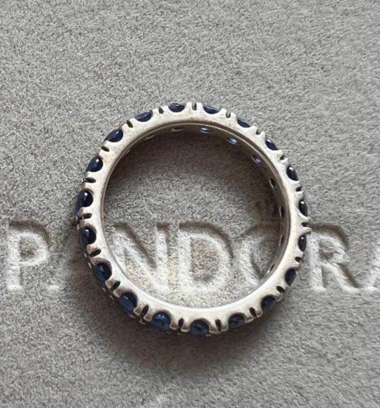 Pandora sparkling row eternity ring size 54