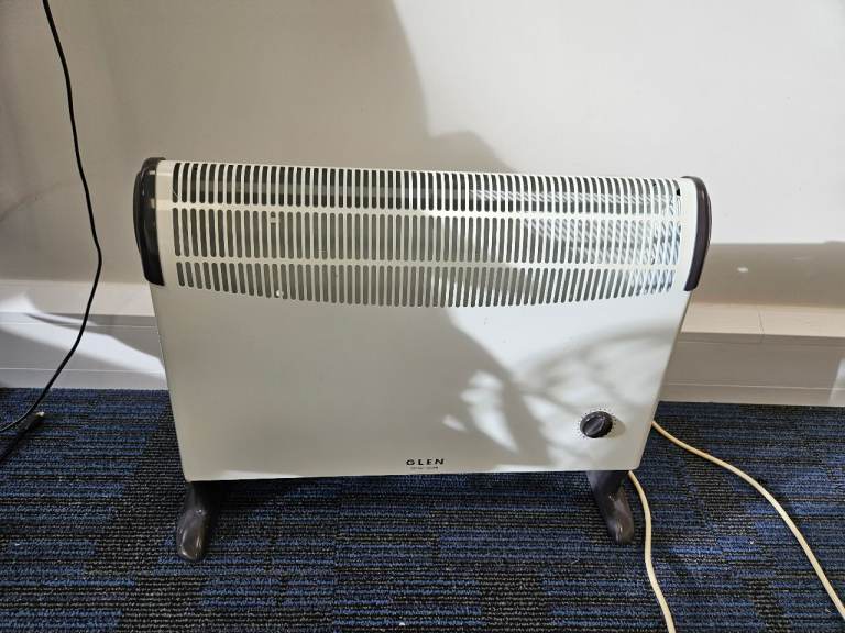 Glen Electric Heater - White, Good Condition