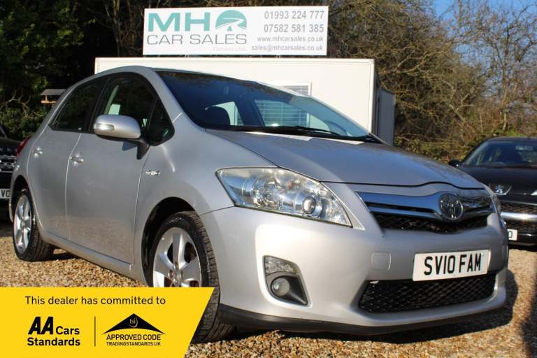 2010 Toyota Auris 1.8 VVTi Hybrid T Spirit 5dr CVT Auto HATCHBACK PETROL/ELECTRIC Automatic