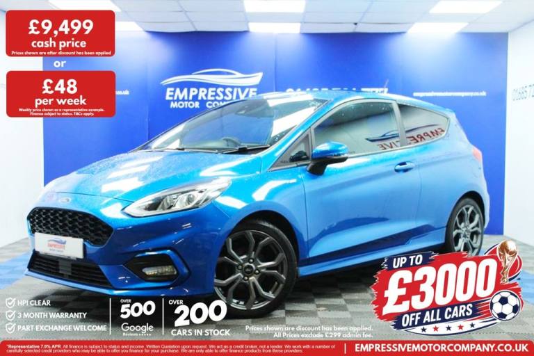 2019 19 FORD FIESTA 1.0T ECOBOOST GPF ST-LINE HATCHBACK 3DR PETROL MANUAL EURO 6