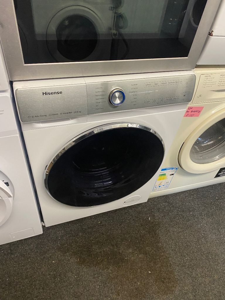 ☎️🚚WHITE HISENSE ALL IN ONE LIKE NEW WASHER DRYER £220 WE CAN DELIVER 
