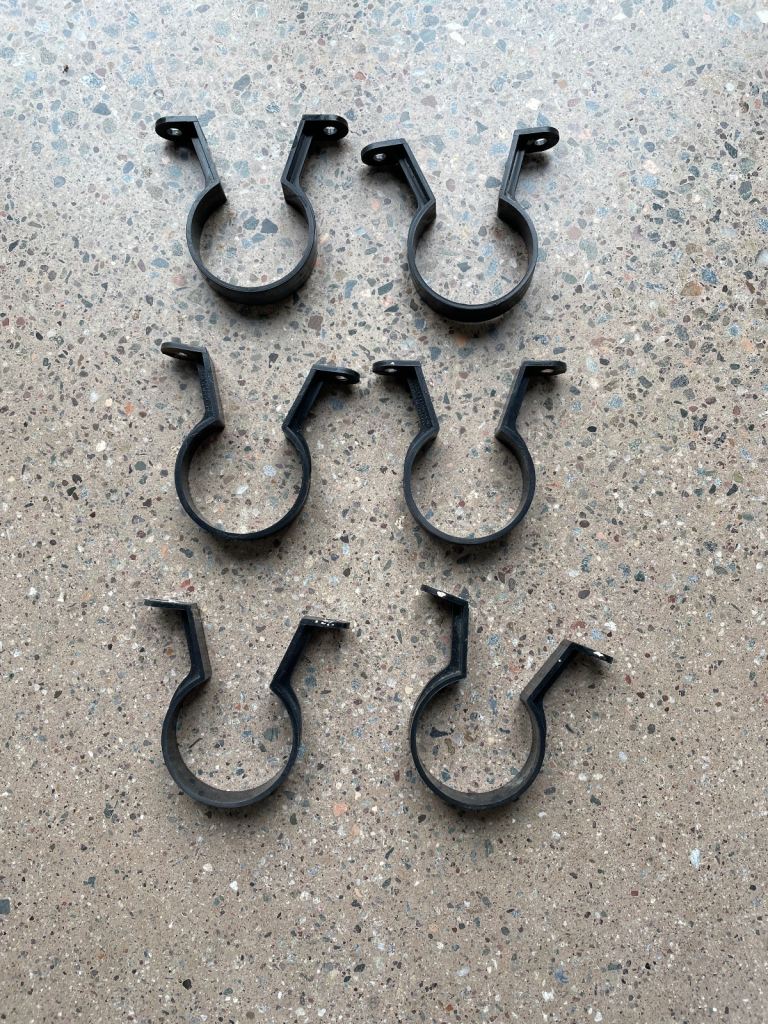 Down pipe Brackets x 6 used