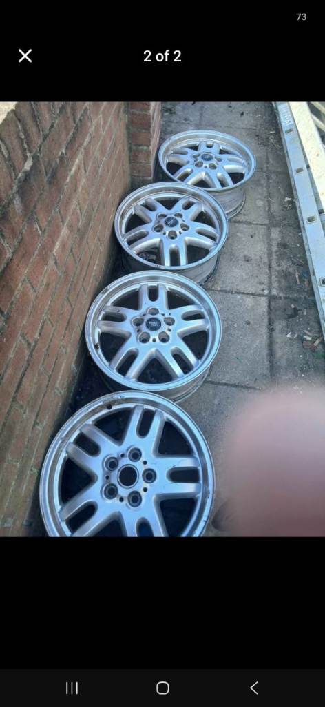 18" Land rover discovery alloys 