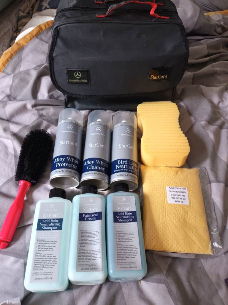 Mercedes-Benz StarGard Aftercare Car Cleaning Kit.
