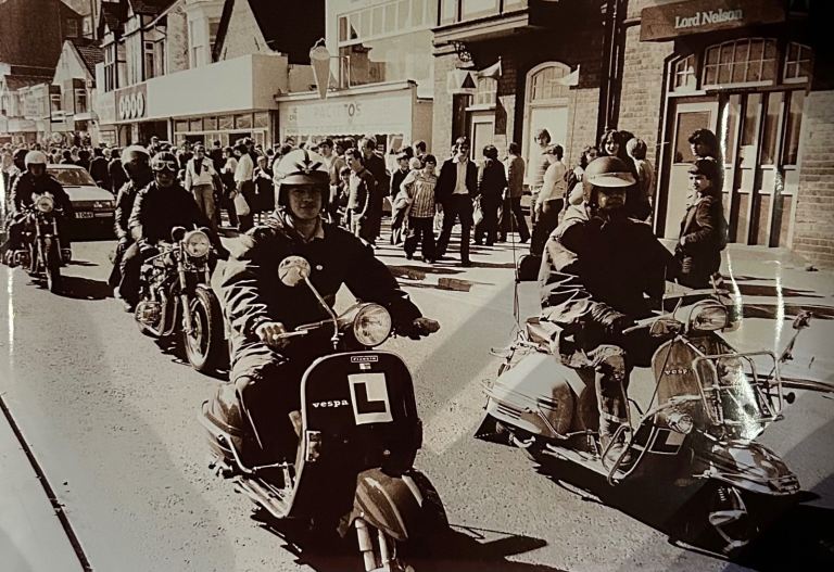 Vespa / mod / scooter photograph 