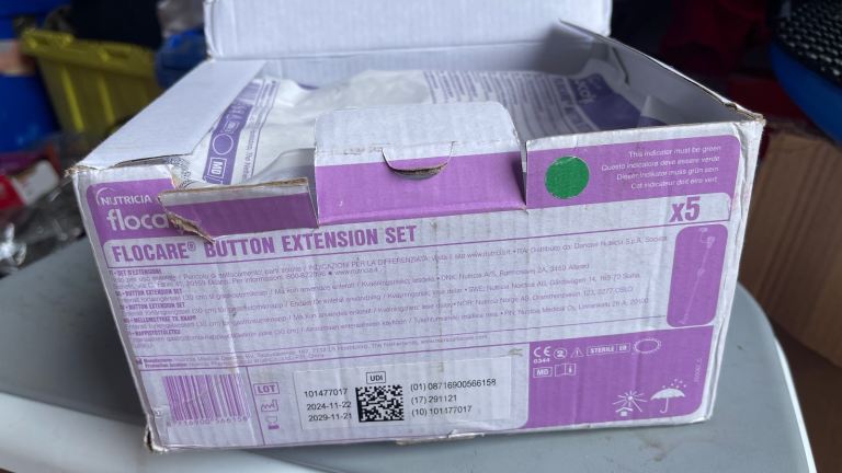 Nutricia Flocare Extension Sets pack of 6 ref no 591398