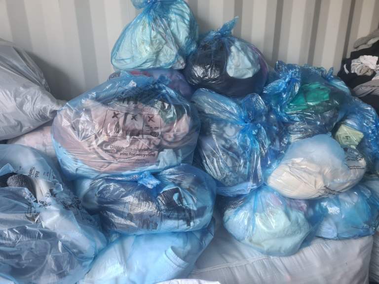 Cash for clothes shoes collections