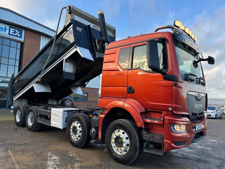 MAN TGS 32.470 8X4 STEEL TIPPER 2021 – SJ71 GXA