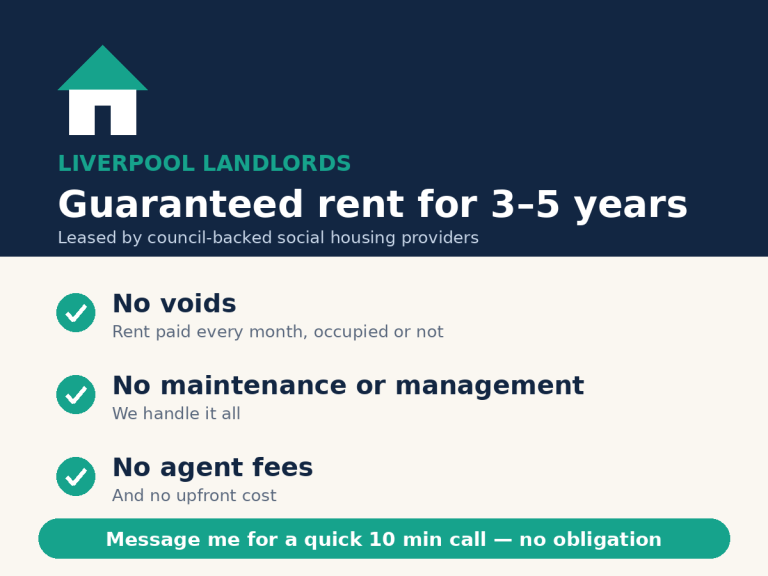 Liverpool Landlords: Guaranteed Rent, No Voids, No Management
