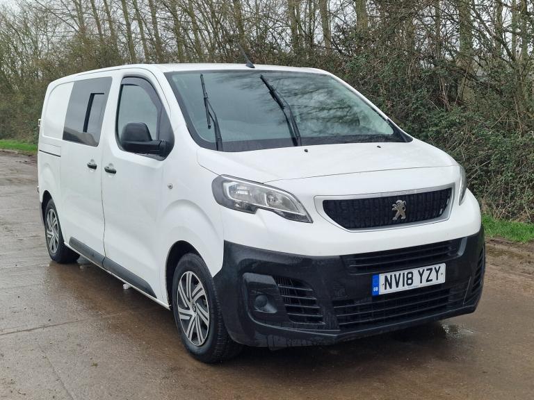 2018 Peugeot Expert 6 Seat Crew Cab  Low 96k Miles  Spares Repairs  11m MOT