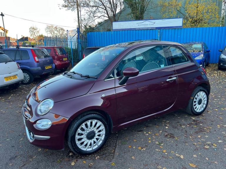 2018 Fiat 500 1.2 Lounge Euro 6 (s/s) 3dr HATCHBACK Petrol Manual