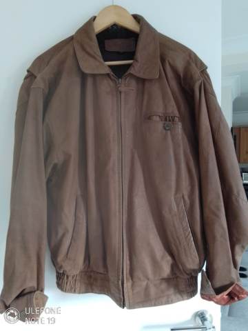 Brooks Brothers Brown Leather Jacket – Men's Size 40 | in Aspley