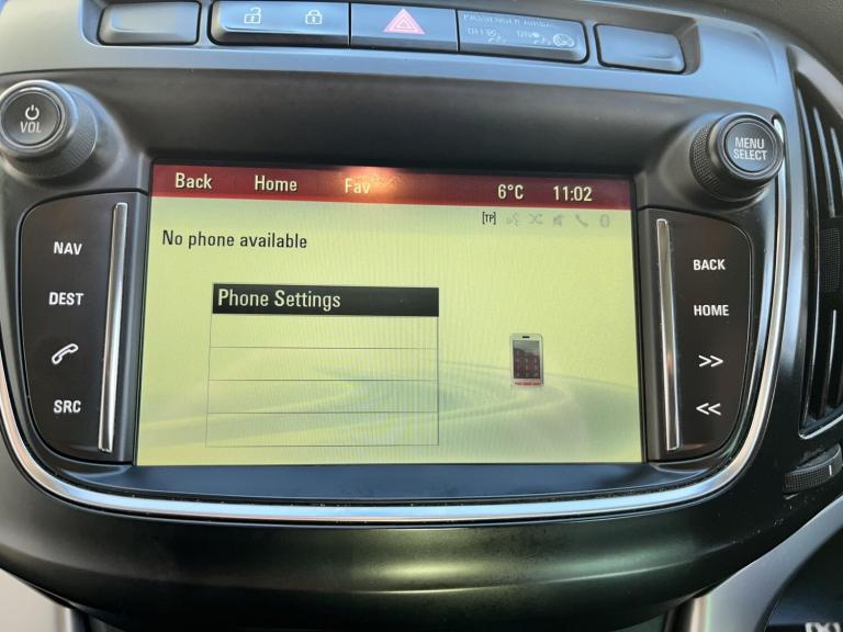 VAUXHALL ZAFIRA TOURER 1.4 i Turbo SRi Nav Black Manual Petrol 2017