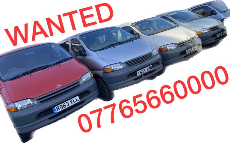 Toyota Hiace Required 