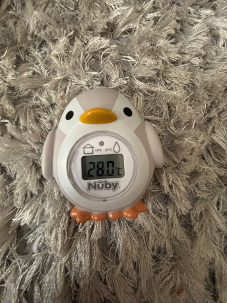 Nuby Penguin Baby Bath & Room Thermometer