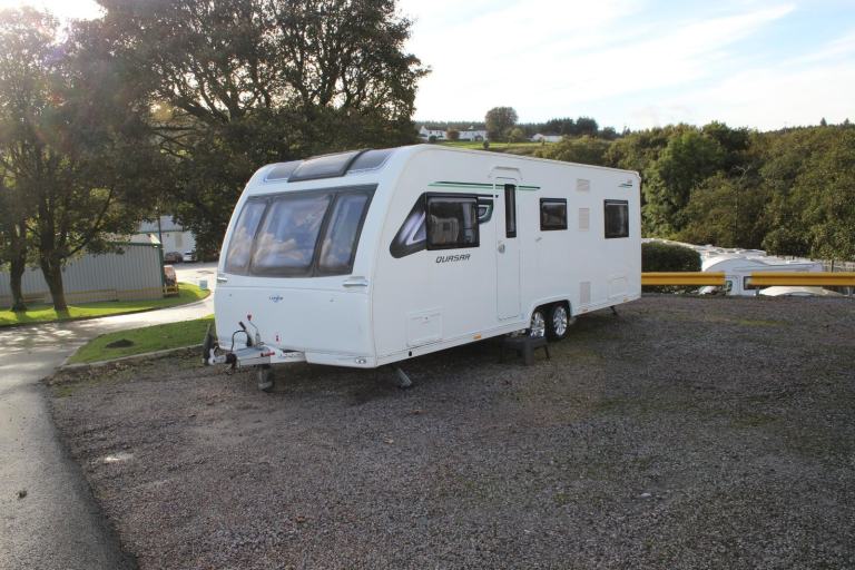 2019 Lunar Quasar 686 8FT Wide Twin Axle Touring Caravan With Fixed Rear Bed