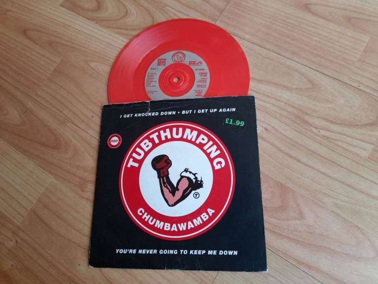 Chumbawamba  - tubthumping 7" vinyl 