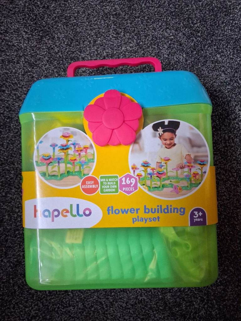 Hapello Flower Building Playset (Brand new)
