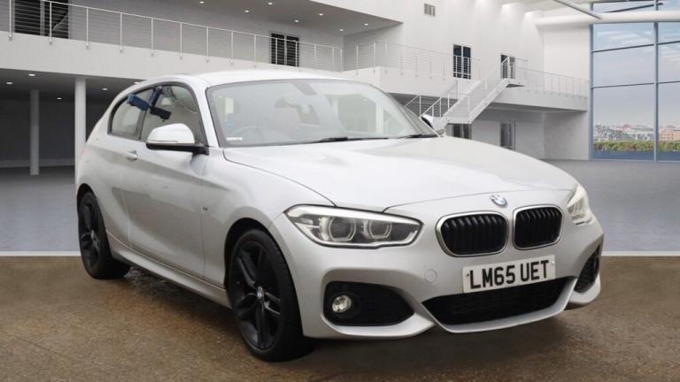 BMW 1 SERIES MSPORT 120i M 3dr SILVER RED DAKOTA LEATHER 60K VOSA WARANTED MILES