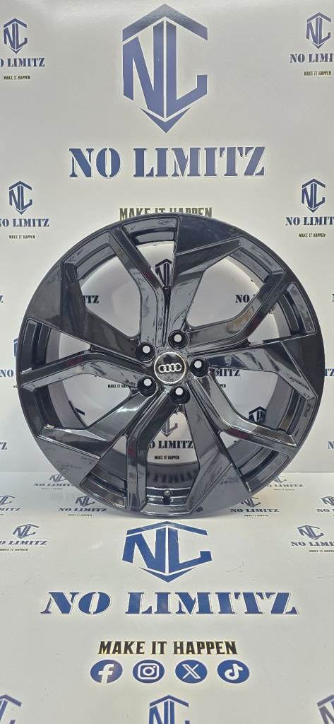 AUDI 20" 9J RS STYLE ALLOY A4 A5 A6 A7 A8 5x112 SINGLE WHEEL BLACK EDITION
