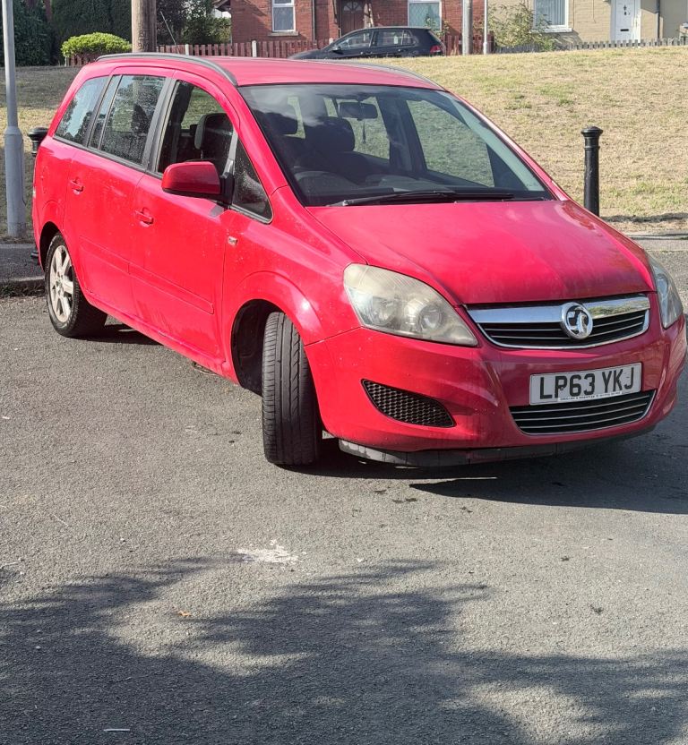 Vauxhall, ZAFIRA, MPV, 2013, Manual, 1598 (cc), 5 doors