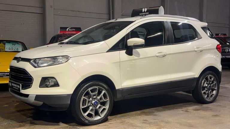 FORD ECOSPORT 1.0 T EcoBoost Titanium White 5dr 8 STAMPS+BLUETOOTH+SENSORS 2016