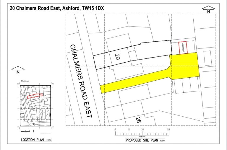 Dry and secure lock up garage in Ashford available 13th November with brand new door