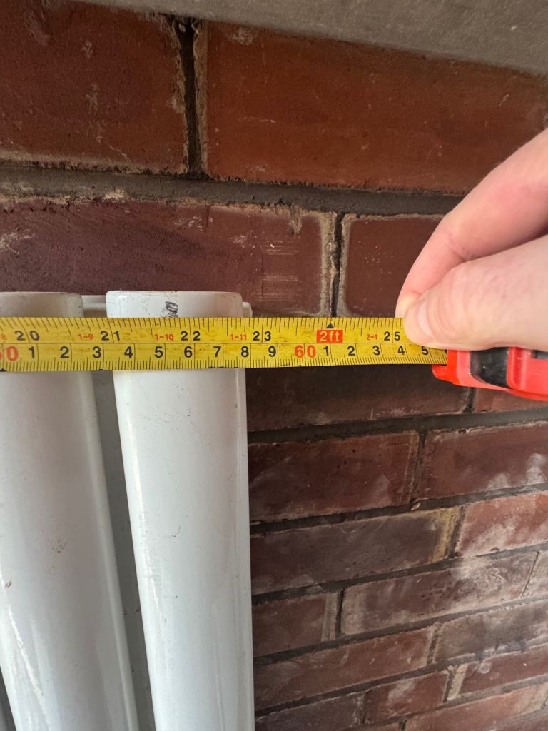 Double vertical radiator 1600x600 