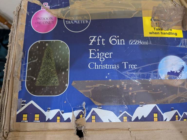  7ft6 Christmas tree 