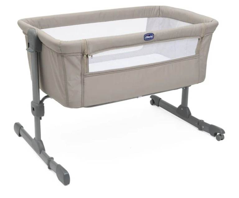 Mini crib next to me chicco beige newborn baby