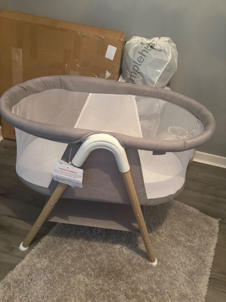 Redkite Snooze Crib - Grey, brand new only built but never used 