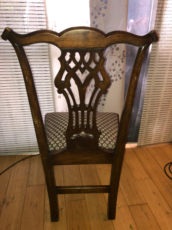 Set of 4 high back chair