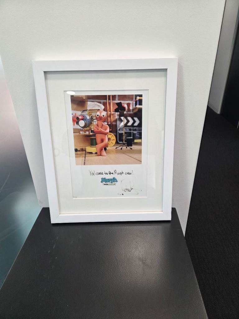 Peter Lord Signed Morph Picture