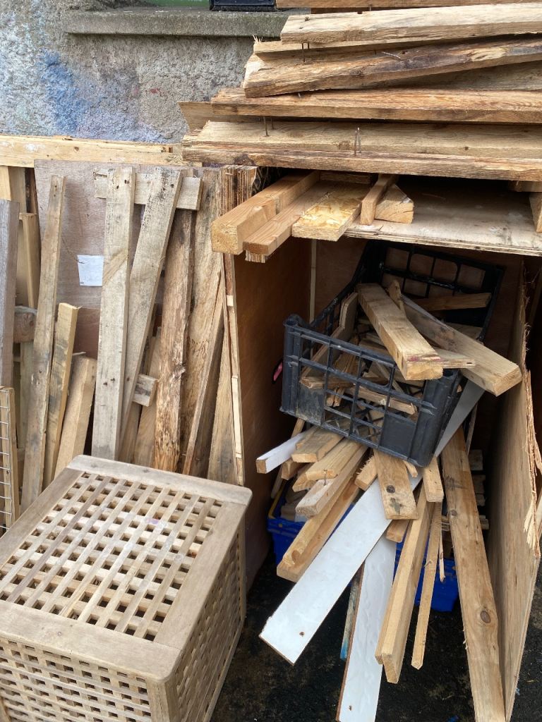 Wood for burning