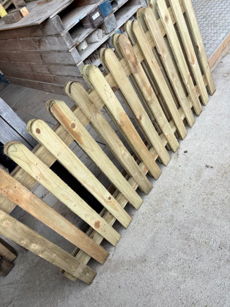 Picket Fence Panels (treated) 6’ x 3’