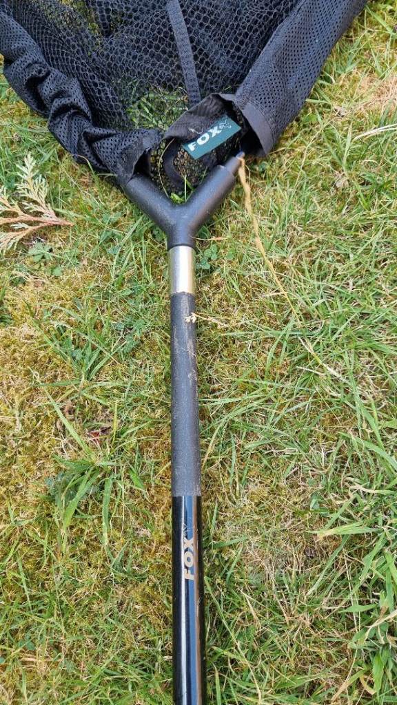 FOX 42" CARP LANDING NET + 6ft ONE PIECE HANDLE