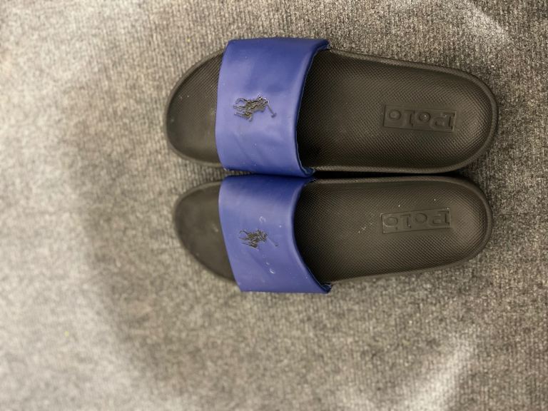 Polo Ralph Lauren Unisex Sliders – Blue, Good Condition