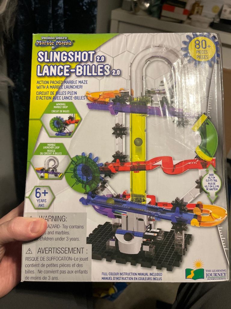 Unopened marble run toys