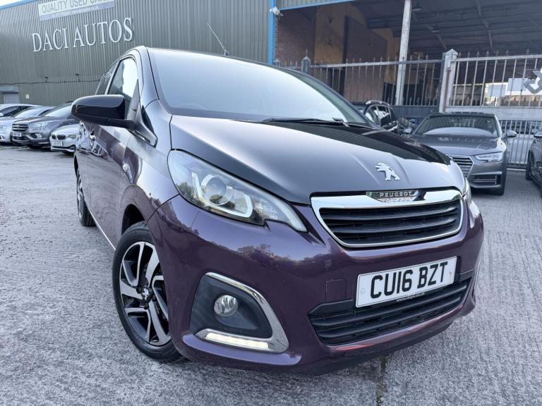 2016 Peugeot 108 1.2 PureTech Allure Hatchback 5dr Petrol Manual Euro 6 (82 ps) Hatchback Petrol ...