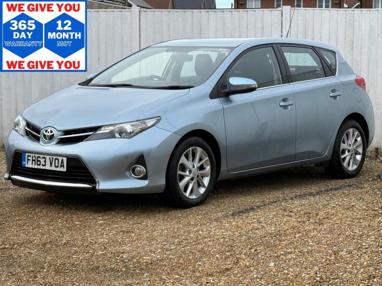 2014 Toyota Auris 1.6 V-Matic Icon 5dr Multidrive S HATCHBACK PETROL Automatic