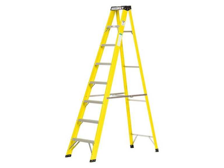 Fibreglass Step Ladder - 8 Step, Brand New