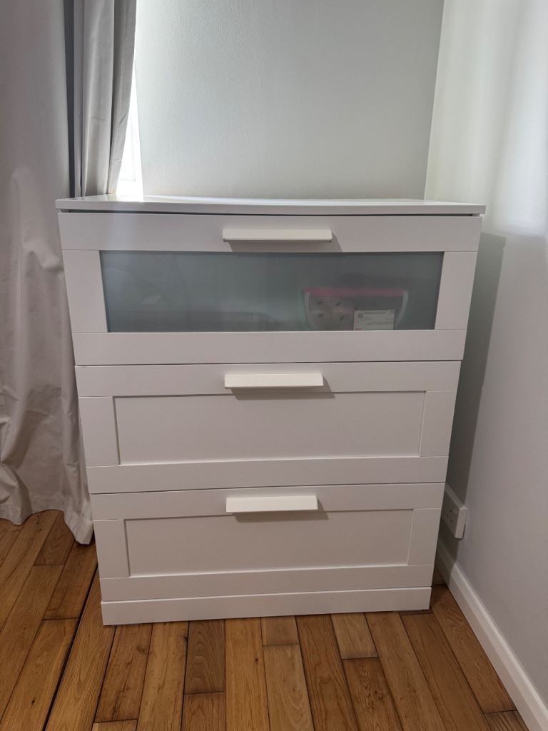 IKEA White Drawers (Brimnes) - Great Condition & Already Built!