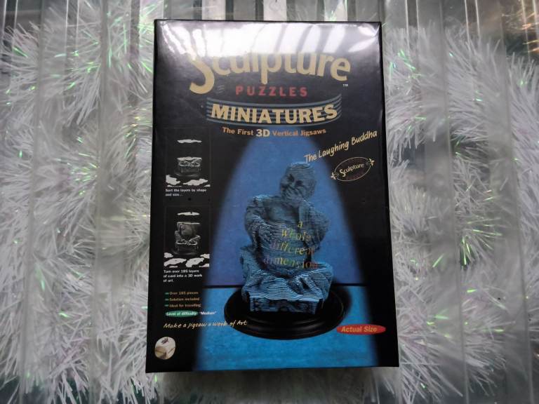 Sculpture Puzzles Miniatures – The Laughing Buddha, New