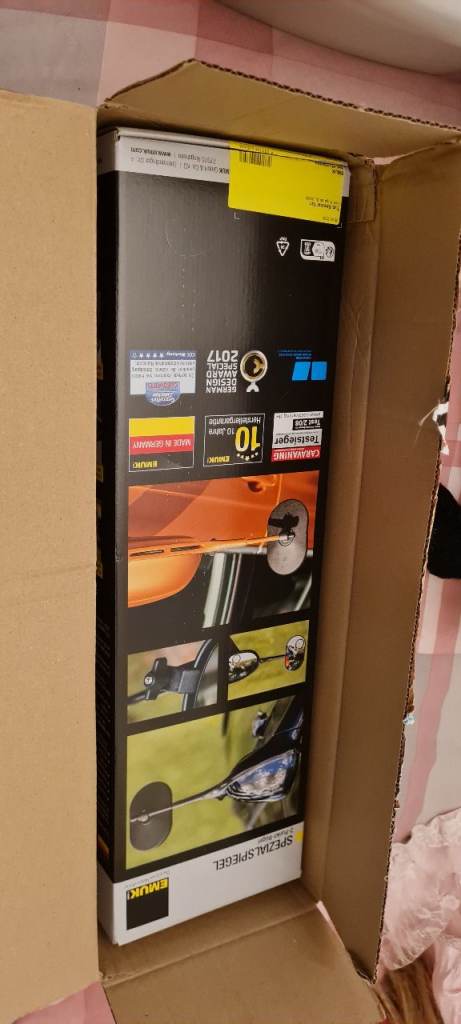 New EMUK towing mirrors 