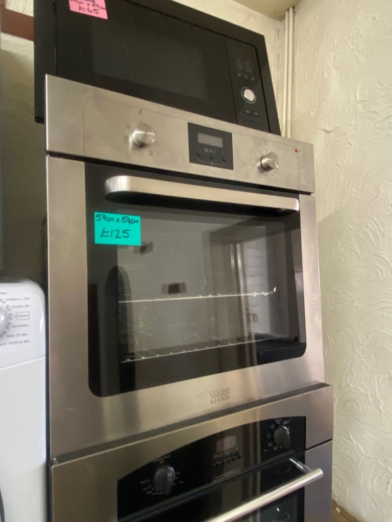 ✅🚚SILVER COOKE&LEWIS 59x59CM INTEGRATED OVEN £125 WE CAN DELIVER