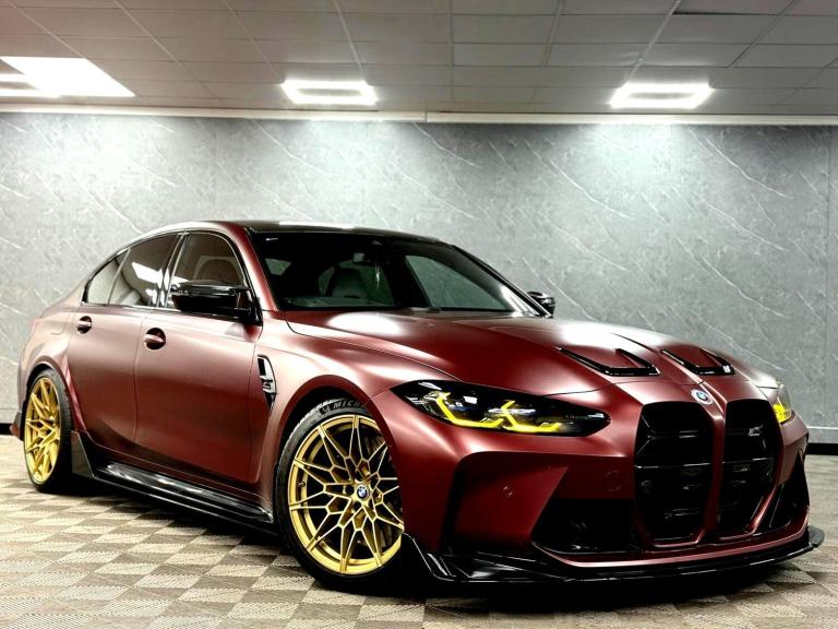 2022-22 BMW M3 COMPETITION M X-Drive 4dr INDIVIDUAL PAINT|SATINPPF|BMW WARRANTY