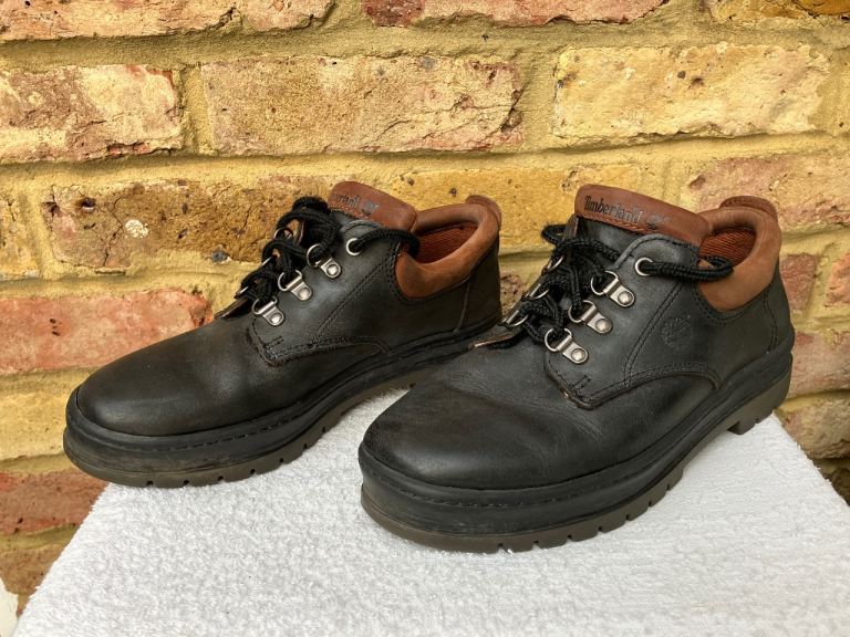 Timberland Black Leather Boots UK 7 EU41 - Excellent Condition