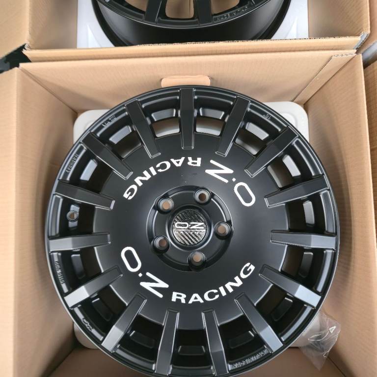 OZ Rally Racing Matt Black 18" Alloy Wheels 5x120 Volkswagen Transporter T5 T6 