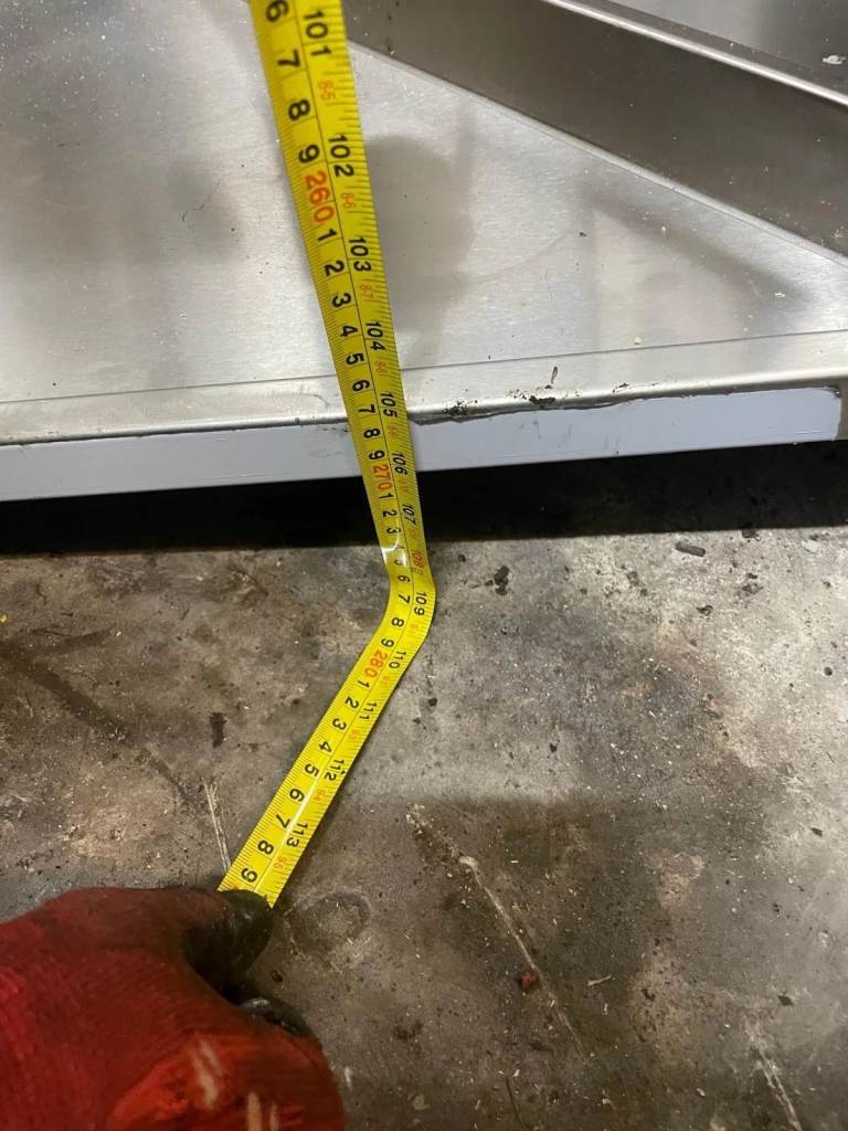 Canopy (Unused) Stainless Steel L:270cm D:115cm - 06/01