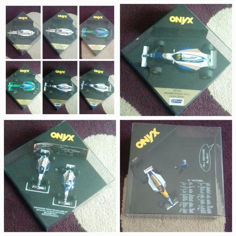 A Selection of 9 Onyx Racing Car Models